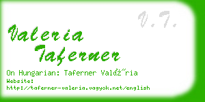 valeria taferner business card